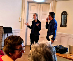 Lars-Göran Lundgren tackade Jenny von Platen för en fängslande förläsning.