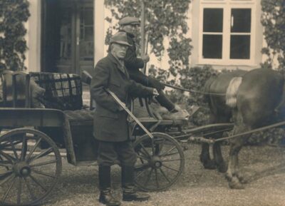 Gustav V jagar på Skabersjö,  Trollenäs och Torup